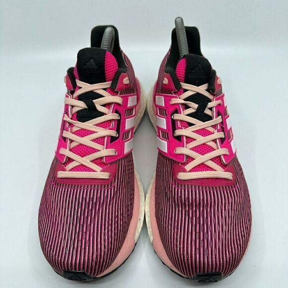 Adidas Supernova Sequence Boost Womens Size 8 Pink White Running Shoes B3470 - Picture 3 of 10